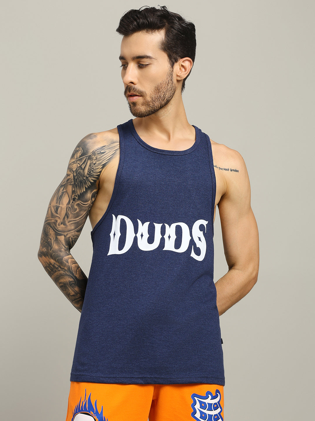 ZEMPA FITNESS GYM T-SHIRT (BLUE)