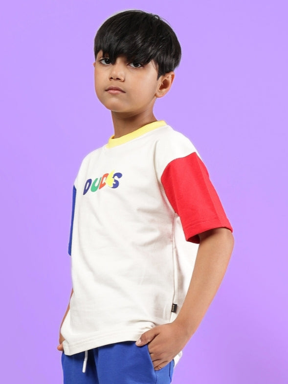 ADONIS OVERSIZED T-SHIRT FOR BOYS & GIRLS (OFF-WHITE)