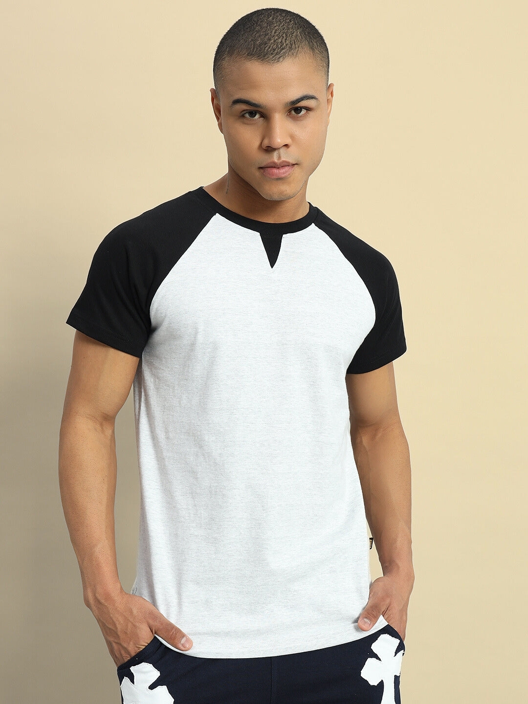 Verpa Regular Fit T-Shirt (Grey Melange)