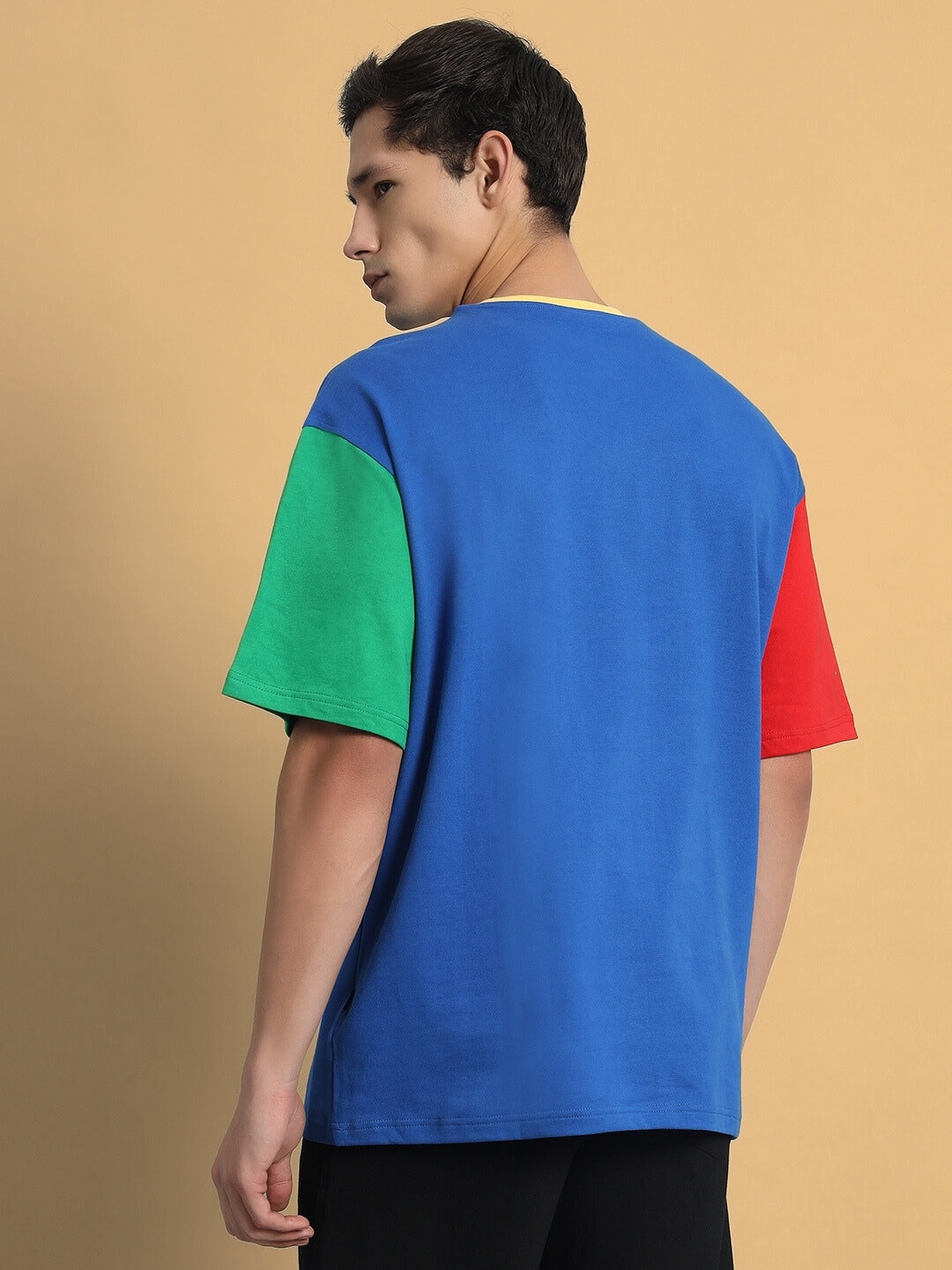 Finley Color Blocked Oversized T-Shirt (Multi)