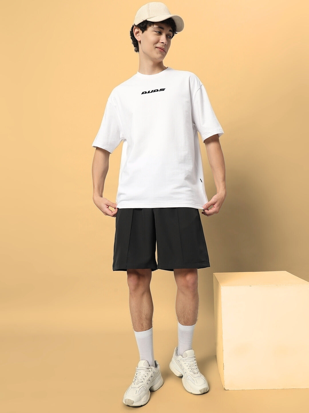 Sturdy Front Plated Shorts (Dark Grey)