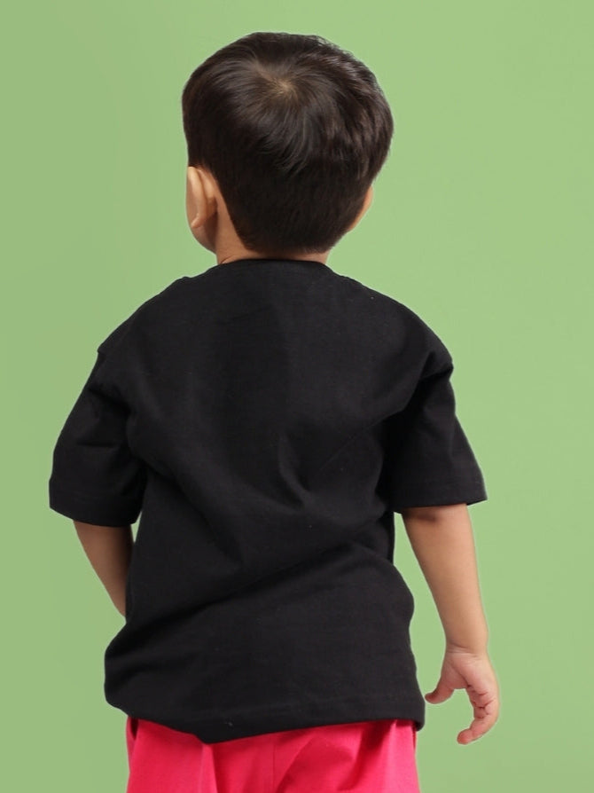 SESAME T-SHIRT FOR BOYS & GIRLS (BLACK)