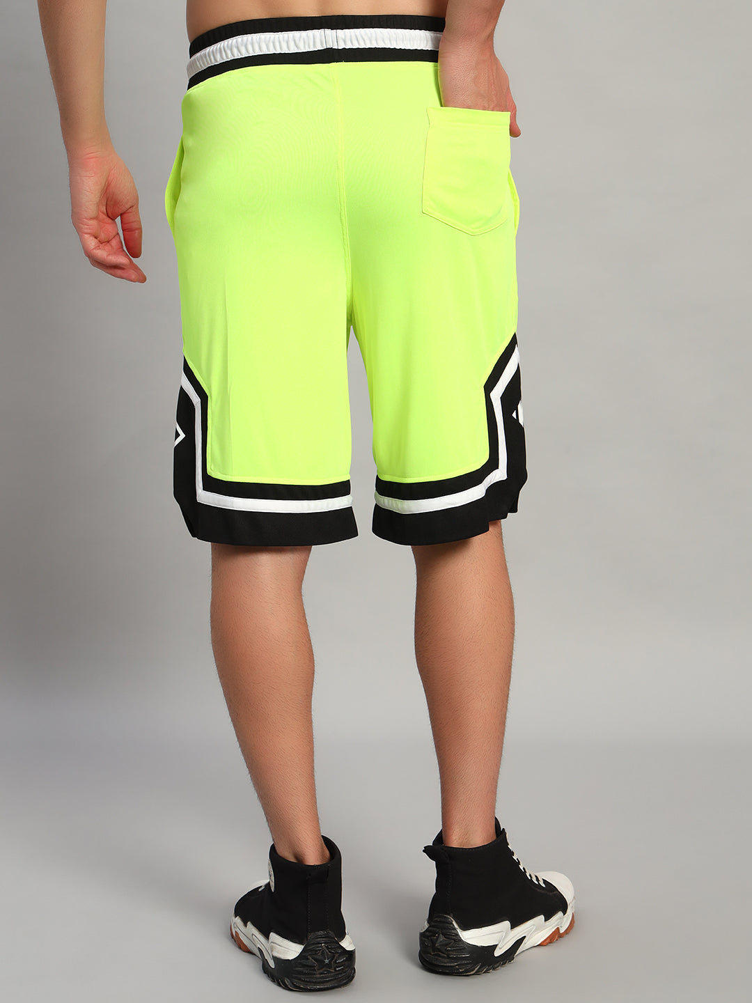 ARMADO REGULAR FIT SHORTS (NEON GREEN)