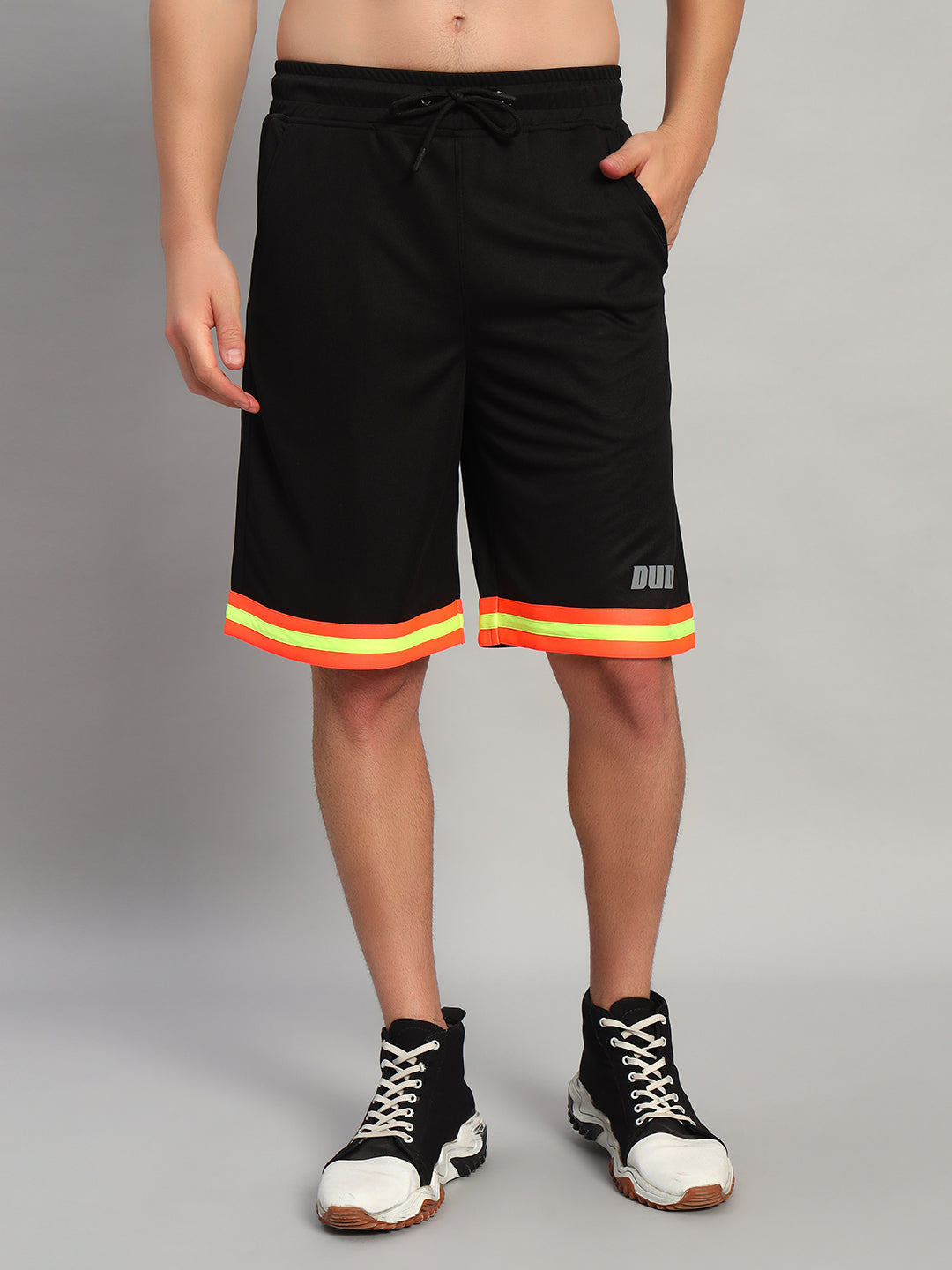 JORDAN REGULAR FIT SHORTS (BLACK)