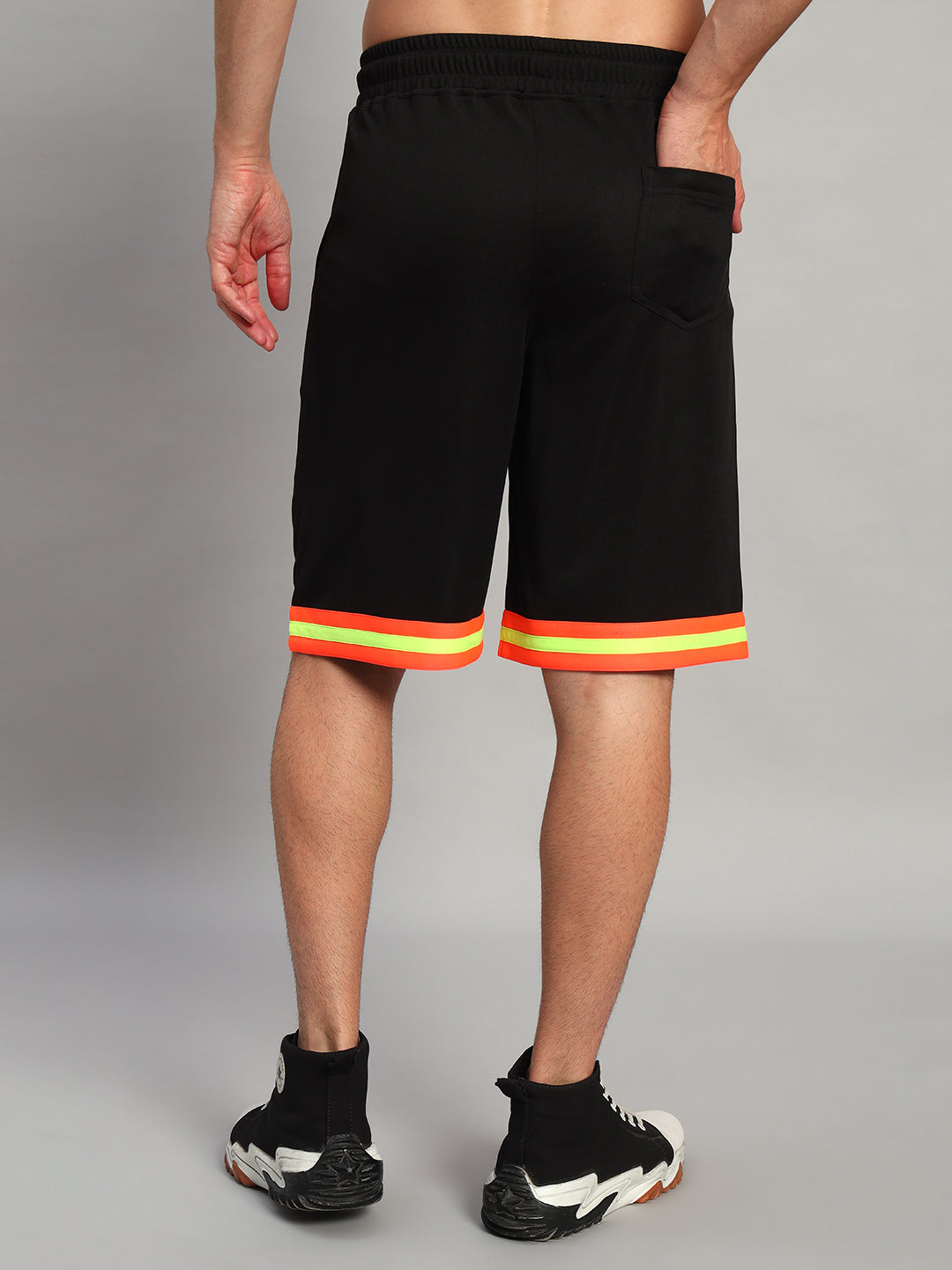 JORDAN REGULAR FIT SHORTS (BLACK)