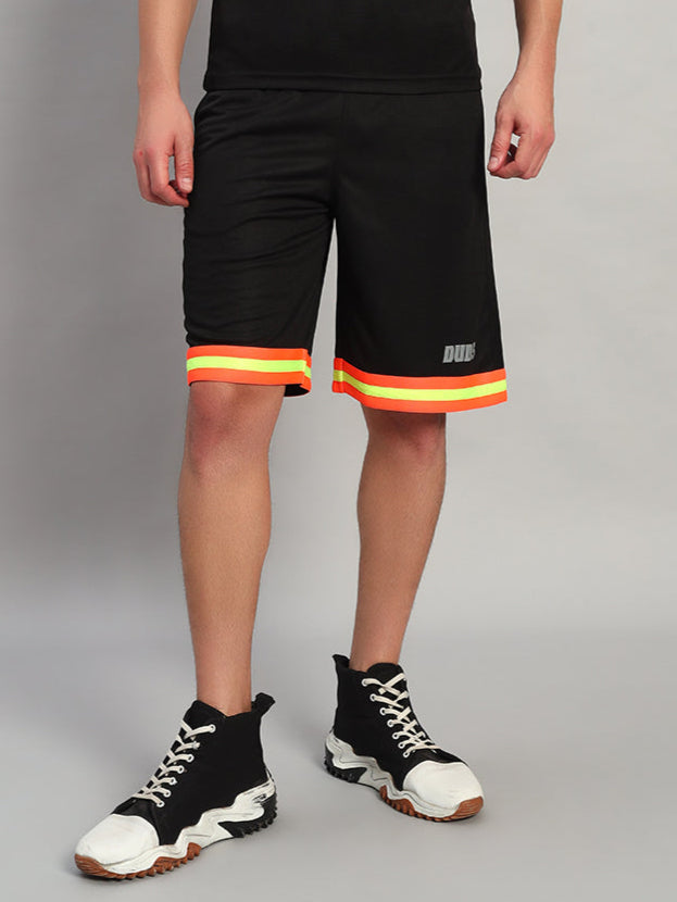 JORDAN REGULAR FIT SHORTS (BLACK)