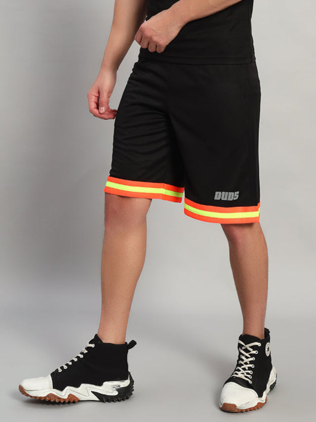 JORDAN REGULAR FIT SHORTS (BLACK)