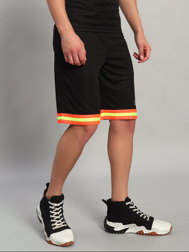 JORDAN REGULAR FIT SHORTS (BLACK)