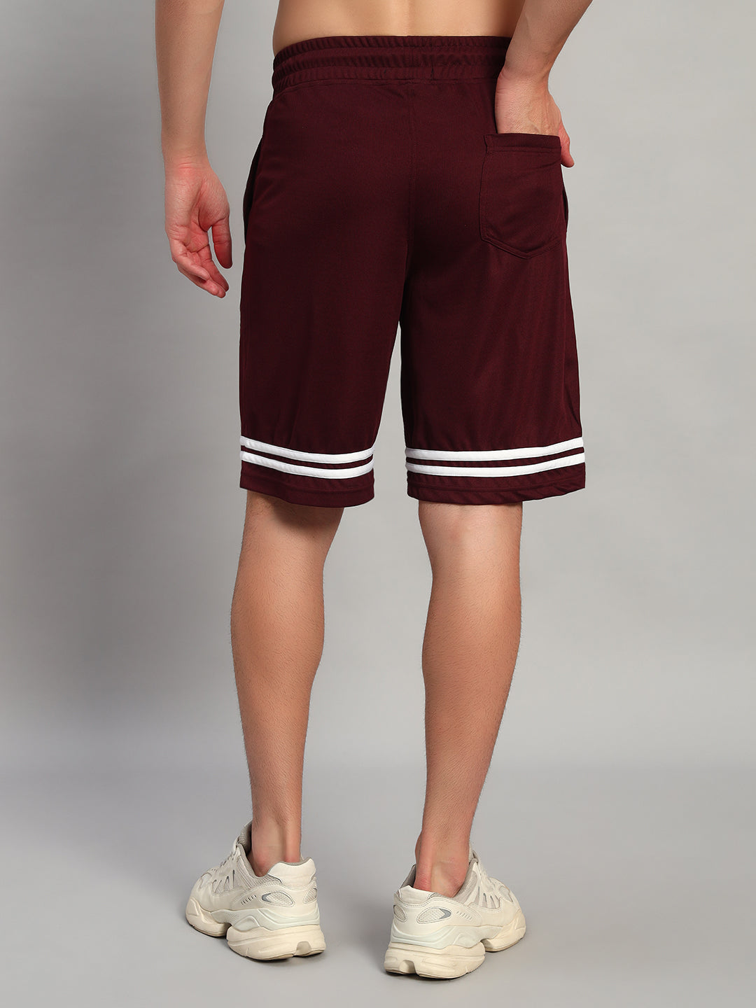 Groovy Regular Fit Shorts (Wine)