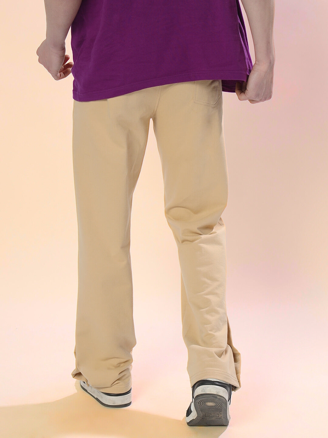 PHOENIX  DIGITAL PRINTED JOGGERS (BEIGE)