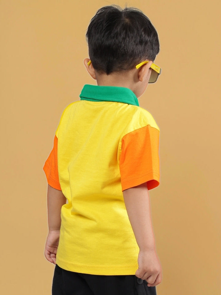 DIBRU OVERSIZED T-SHIRT FOR BOYS & GIRLS (YELLOW)