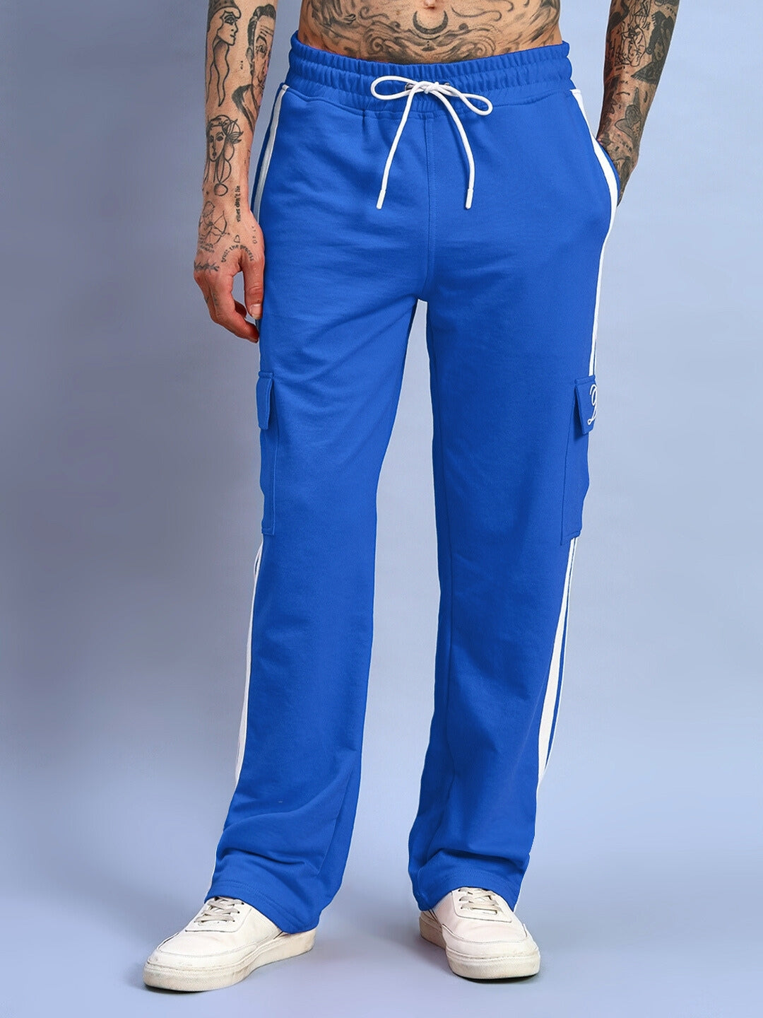 SCOTIA STRIPE JOGGERS (ROYAL BLUE)