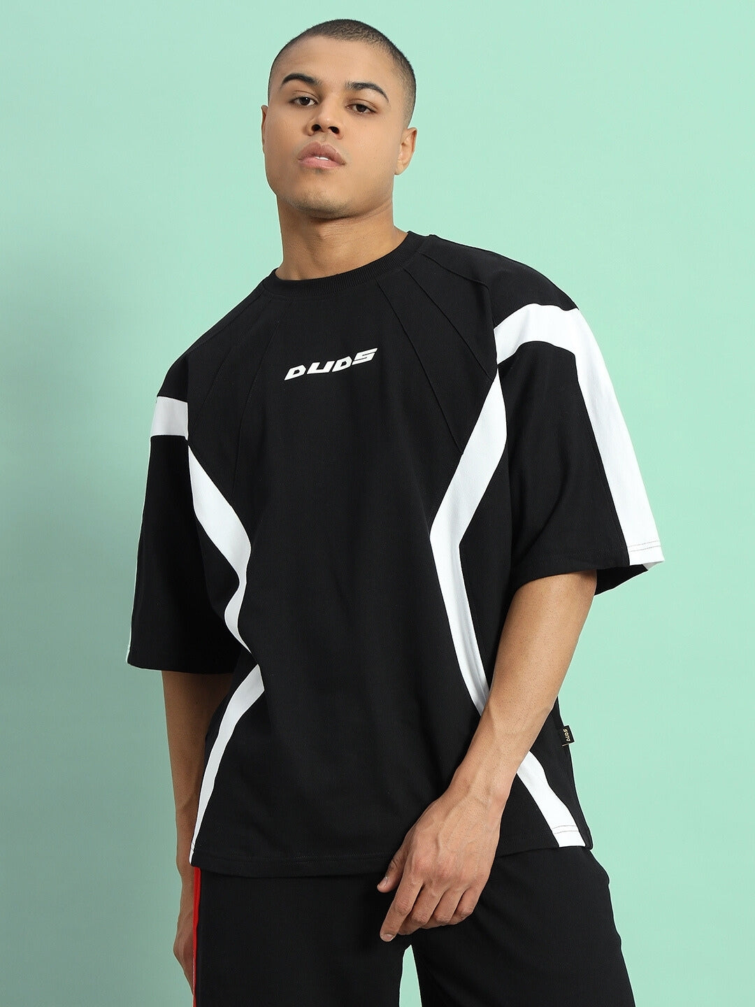 Wild Force Over-Sized T-Shirt (Black-White)
