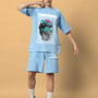 Temporary Co-Ord Set with Print (Blue)