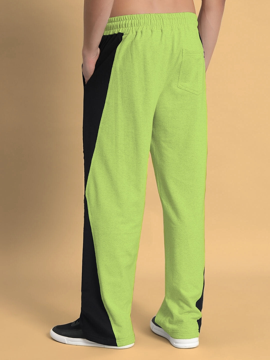 REVIVE SIDE CONTRAST JOGGERS (NEON GREEN)