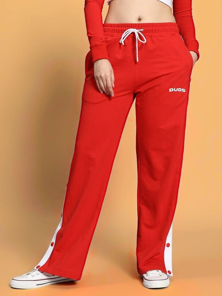 WOMEN'S EZEL RELAXED FIT JOGGER (RED)