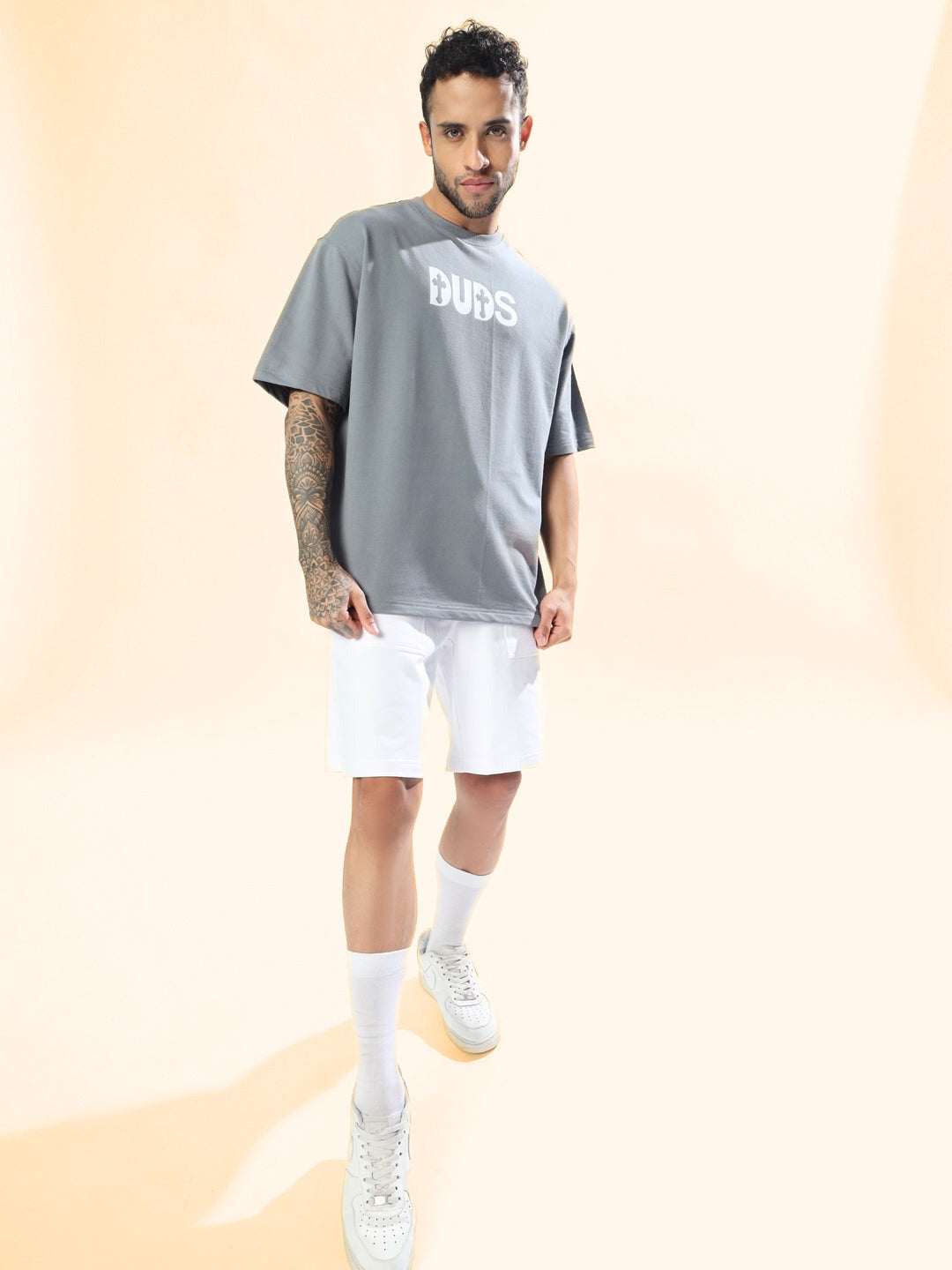 Only God Can Judge Me Over-Sized T-Shirt (Grey)