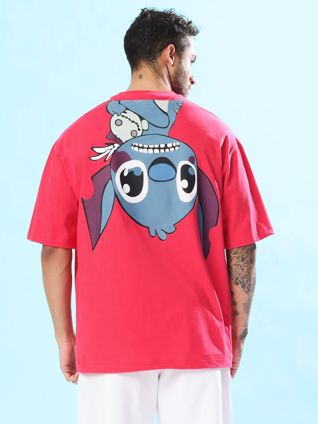 DISNEY LILO OVER-SIZED T-SHIRT (PINK)