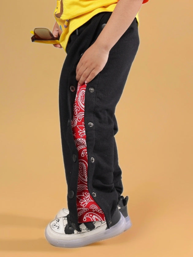 MAMBO JOGGER FOR BOYS & GIRLS (BLACK-RED)