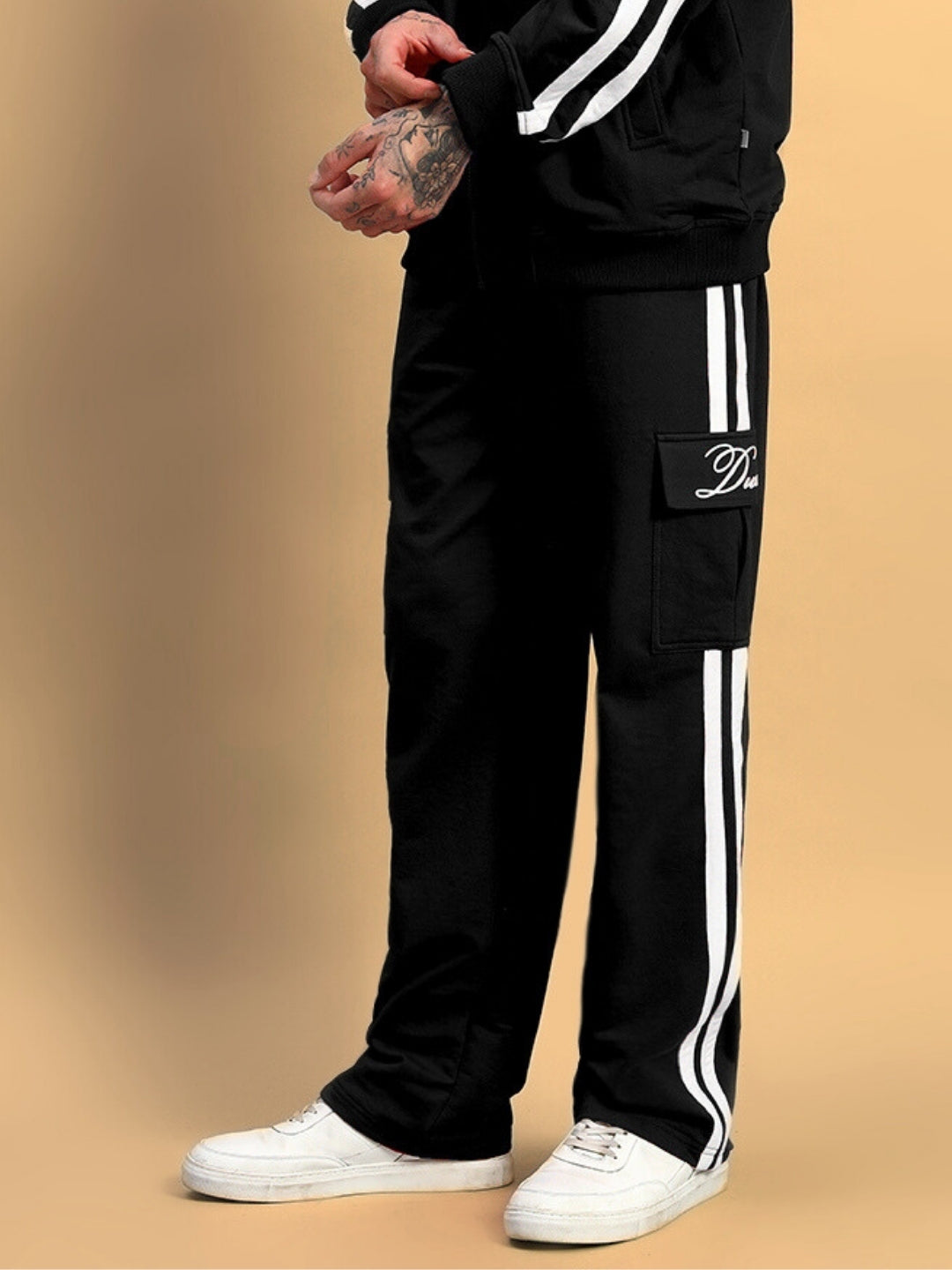 SCOTIA STRIPE JOGGERS (BLACK)