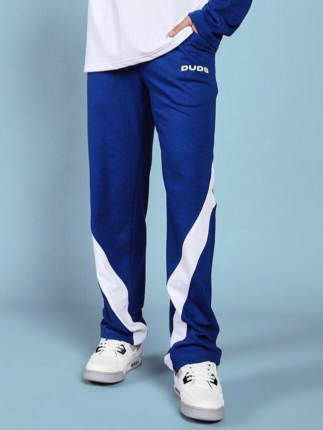 CELESTINE COOL RELAXED FIT JOGGER (BLUE-WHITE)