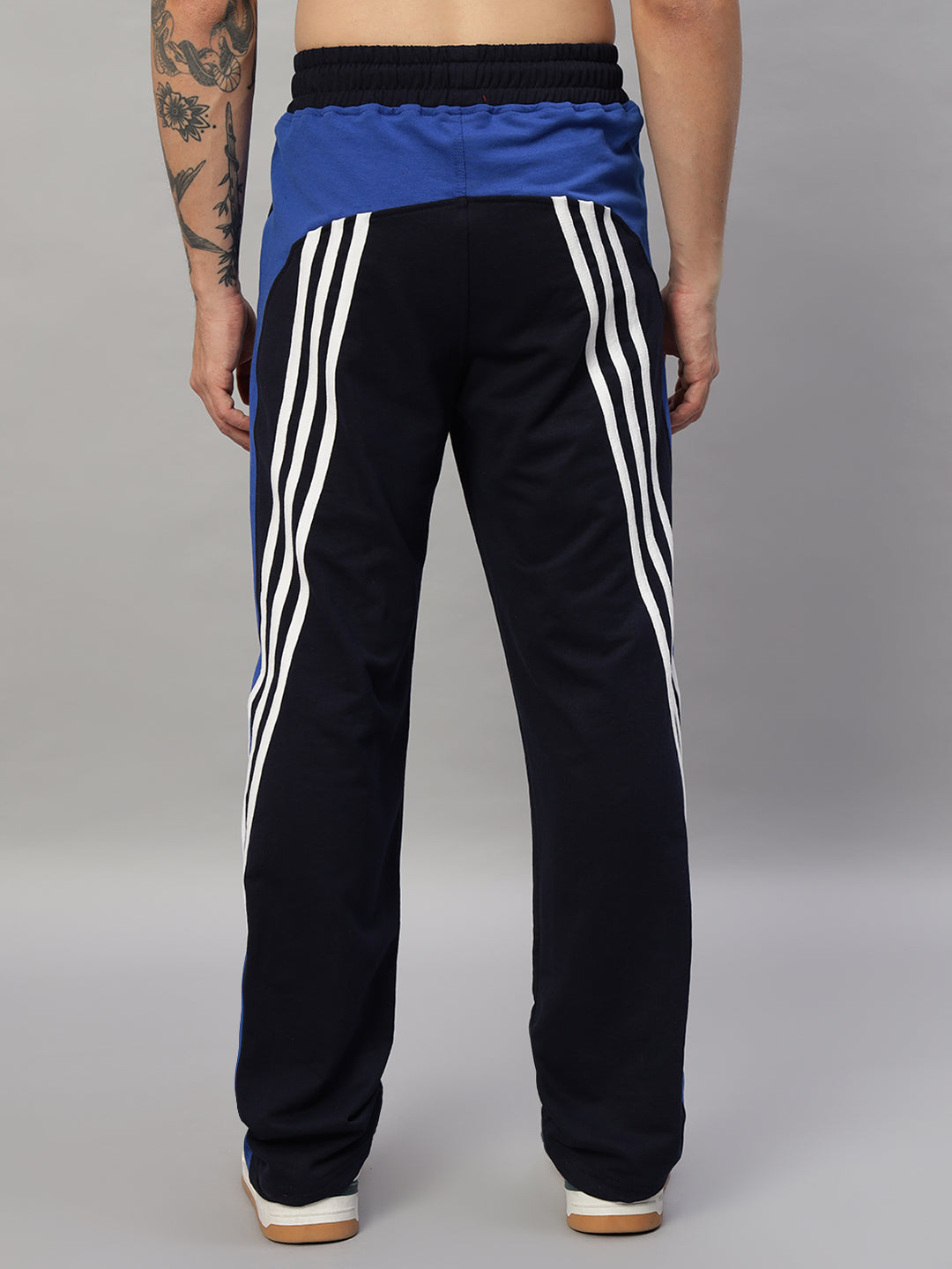 TANGLE RELAXED-FIT JOGGERS (NAVY BLUE)