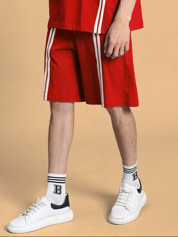 OUTLOOK REGULAR FIT SHORTS (RED)