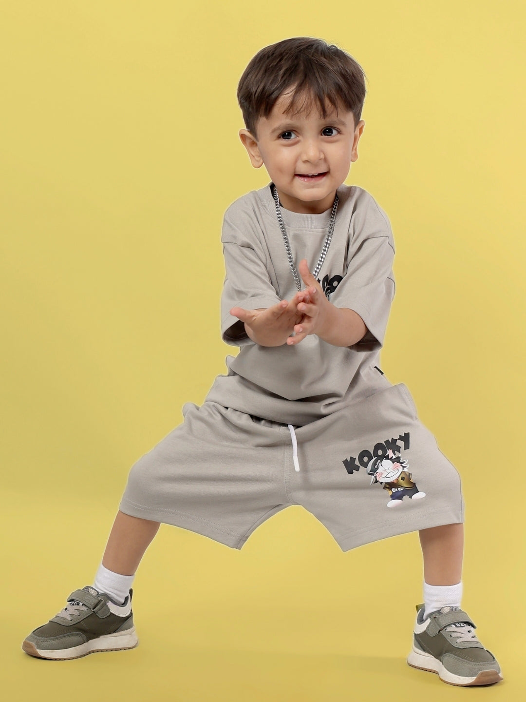 KOOKY CO-ORD FOR BOYS & GIRLS (GREY)