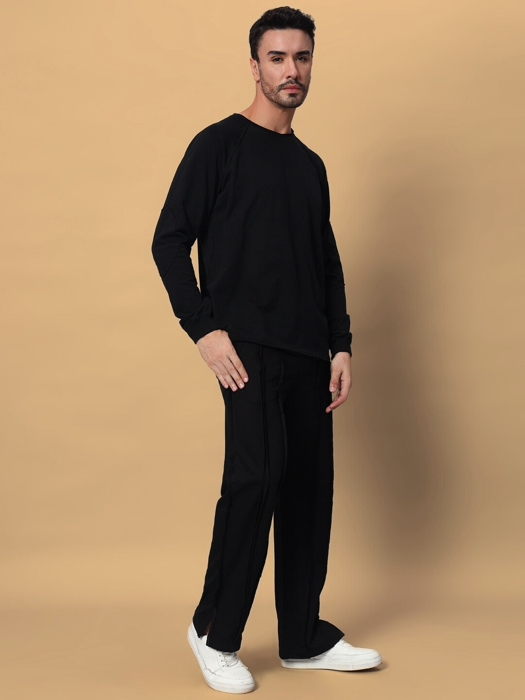 Lamina Oversized CO-Ord Set (Black)