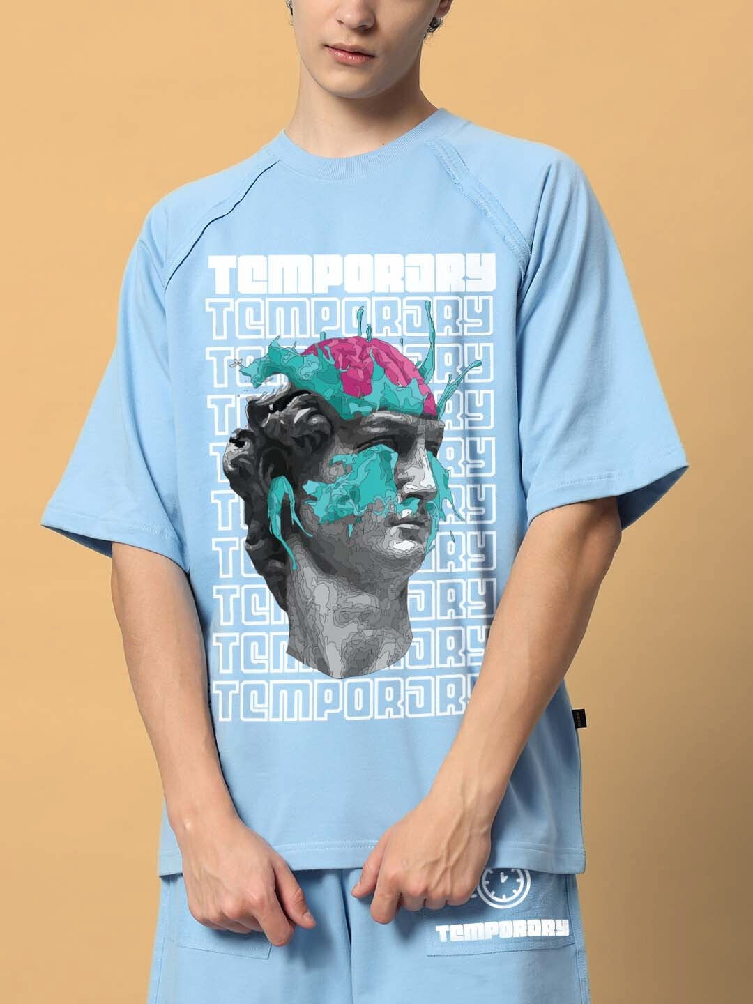 Temporary Co-Ord Set with Print (Blue)