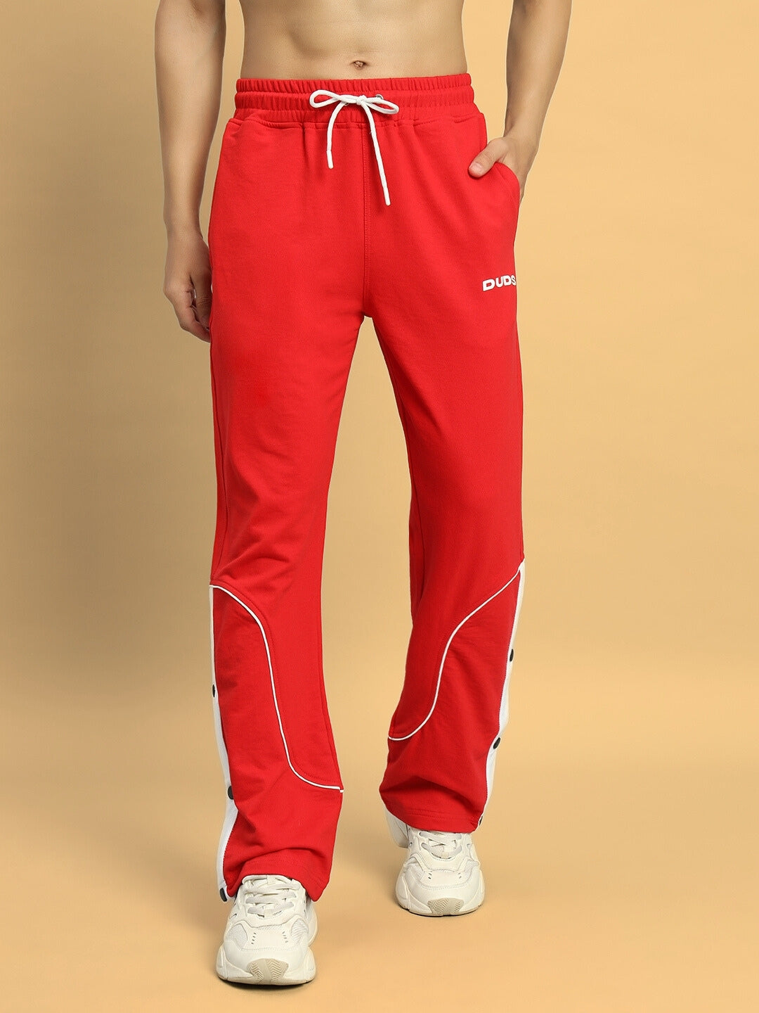 EDDIE CONTRAST JOGGERS (RED)