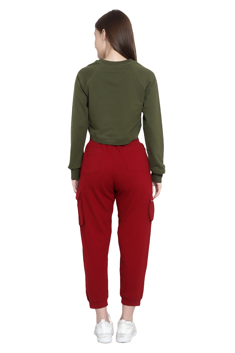 Red Reflective Duds Cargo Track pant - Wearduds