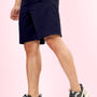 Sturdy Front Plated Shorts (Navy)