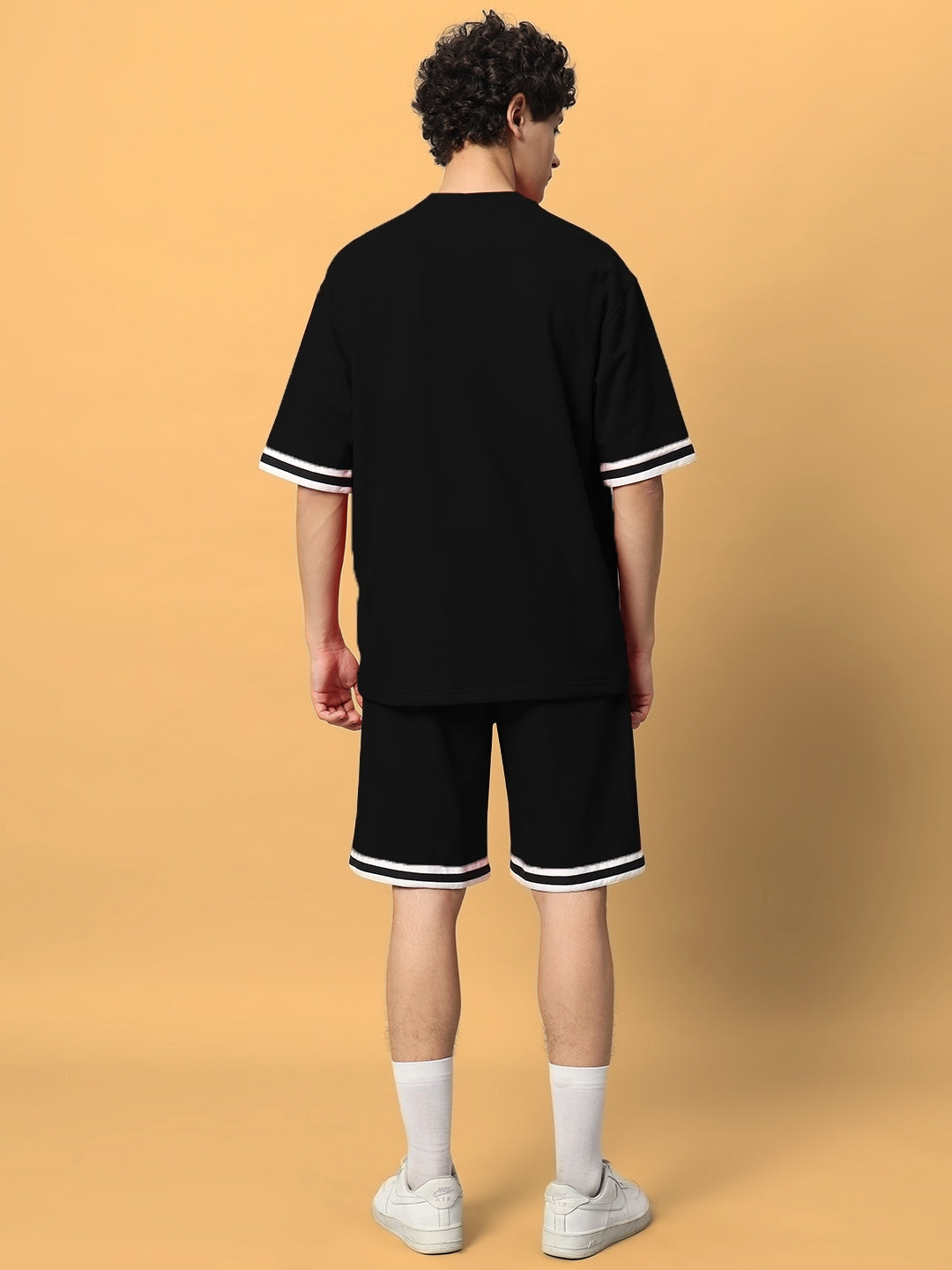 Paradise Colorblock  Co-Ord Set (Black)