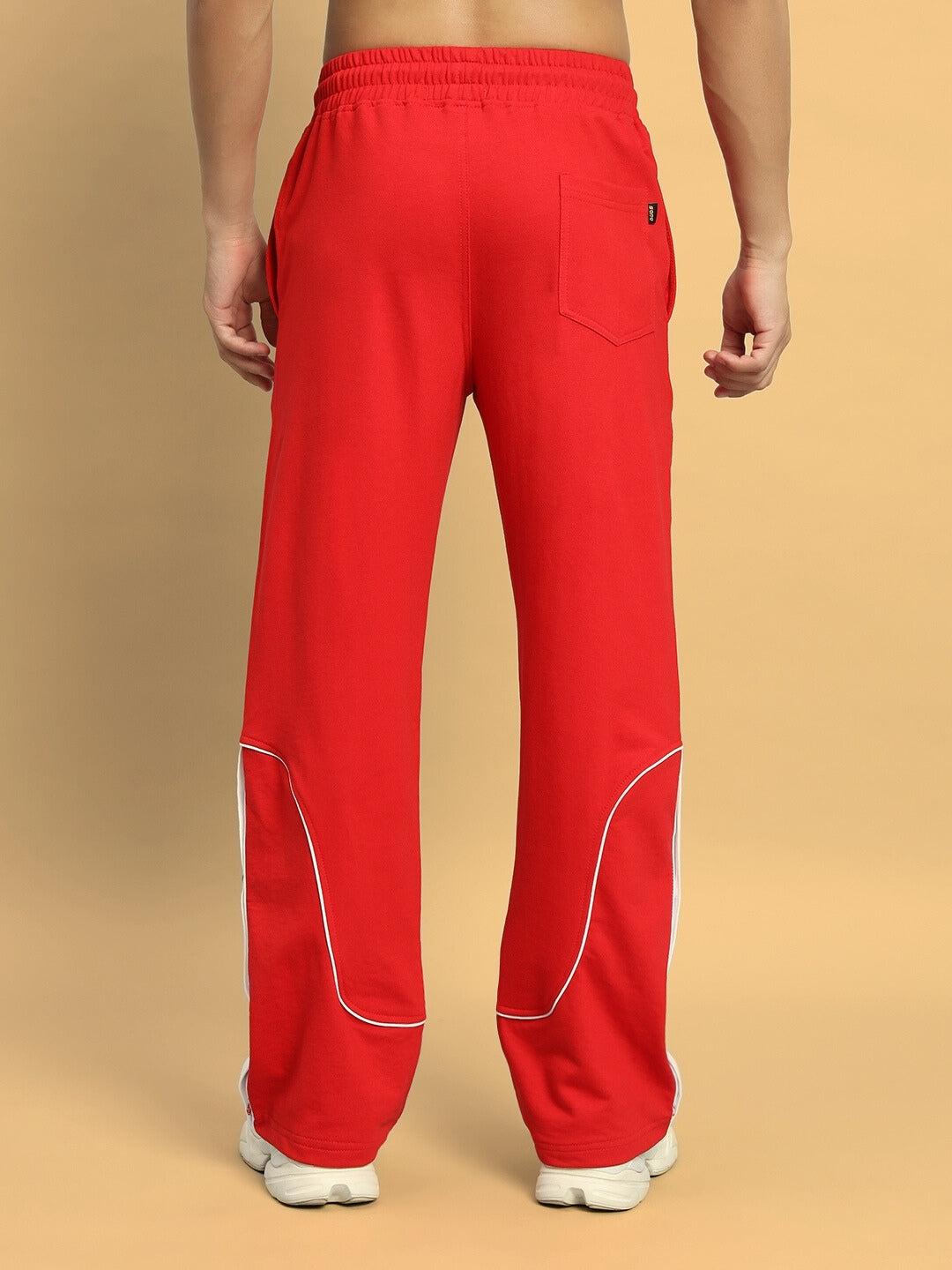 EDDIE CONTRAST JOGGERS (RED)