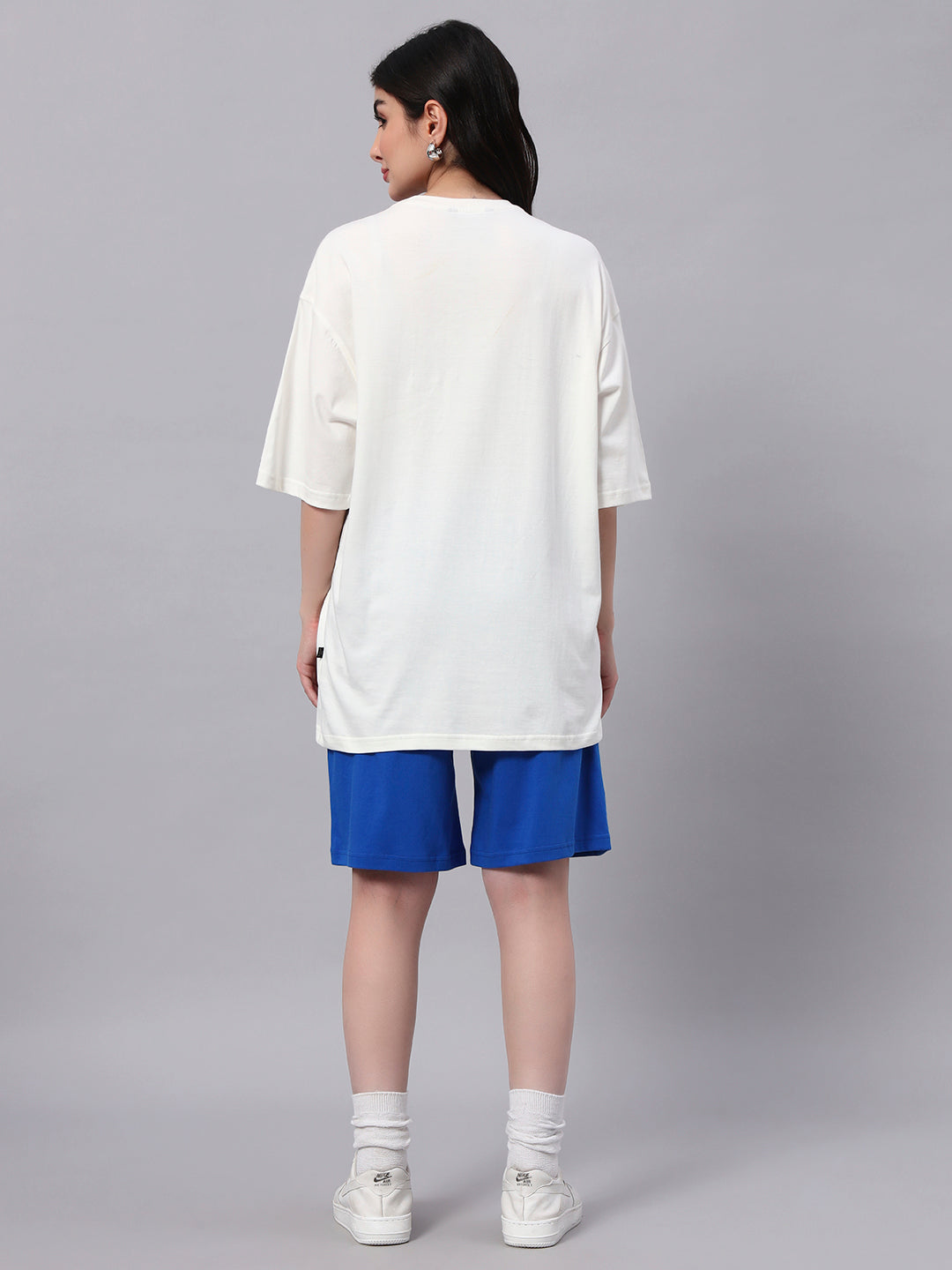 WOMEN'S BUNNY BUGS CO-ORD SET (OFF-WHITE BLUE)