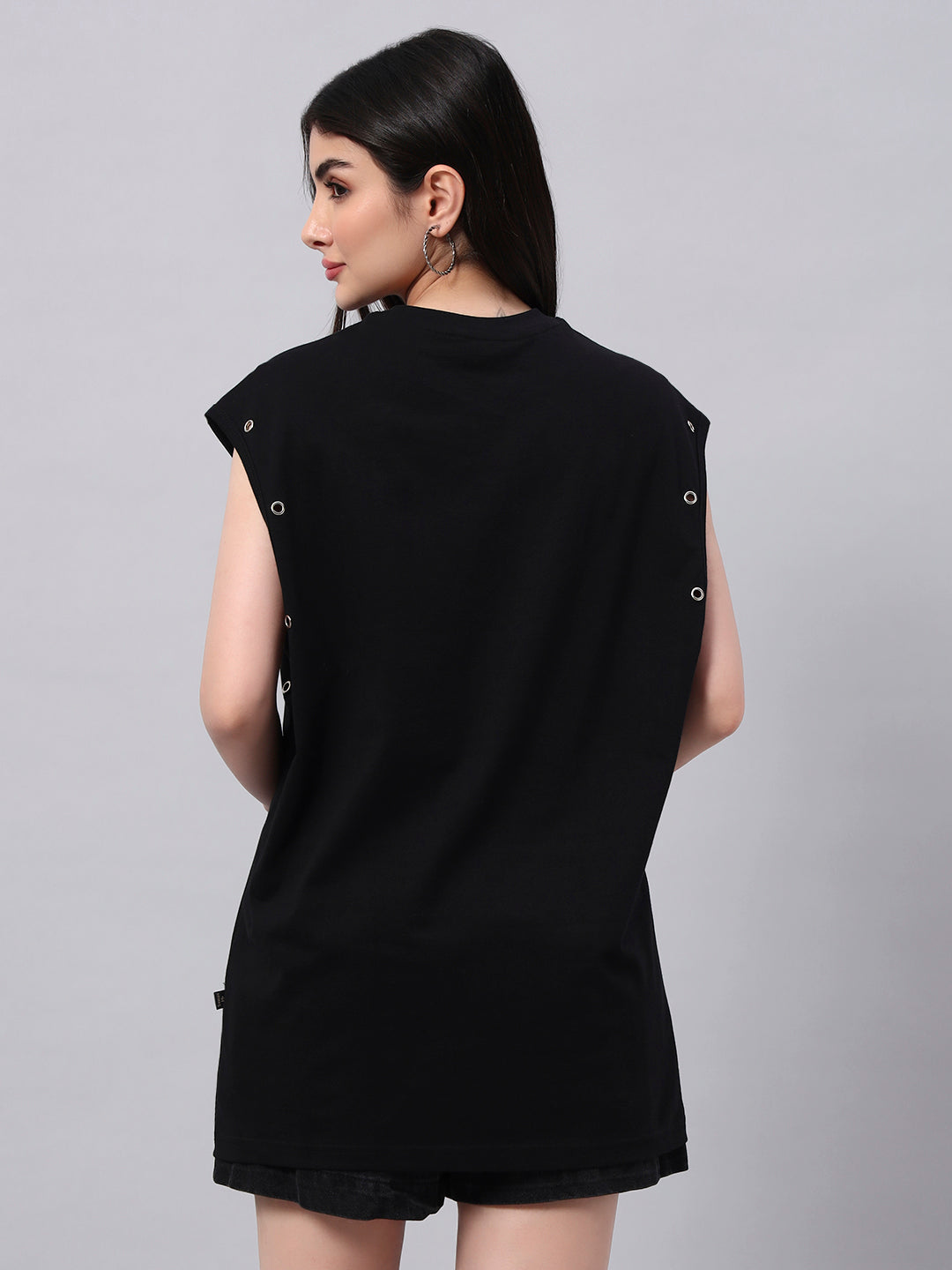 WOMEN'S ALVEN OVERSIZED T-SHIRT (BLACK)