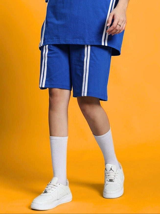 WOMEN'S OUTLOOK REGULAR FIT SHORTS (R BLUE)