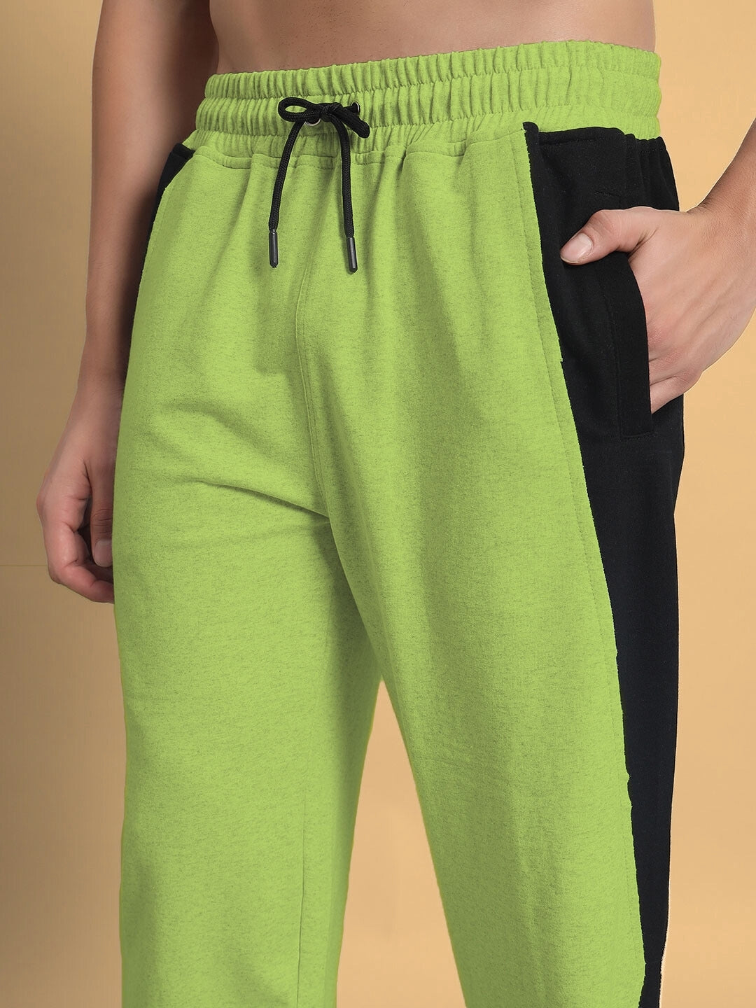 REVIVE SIDE CONTRAST JOGGERS (NEON GREEN)