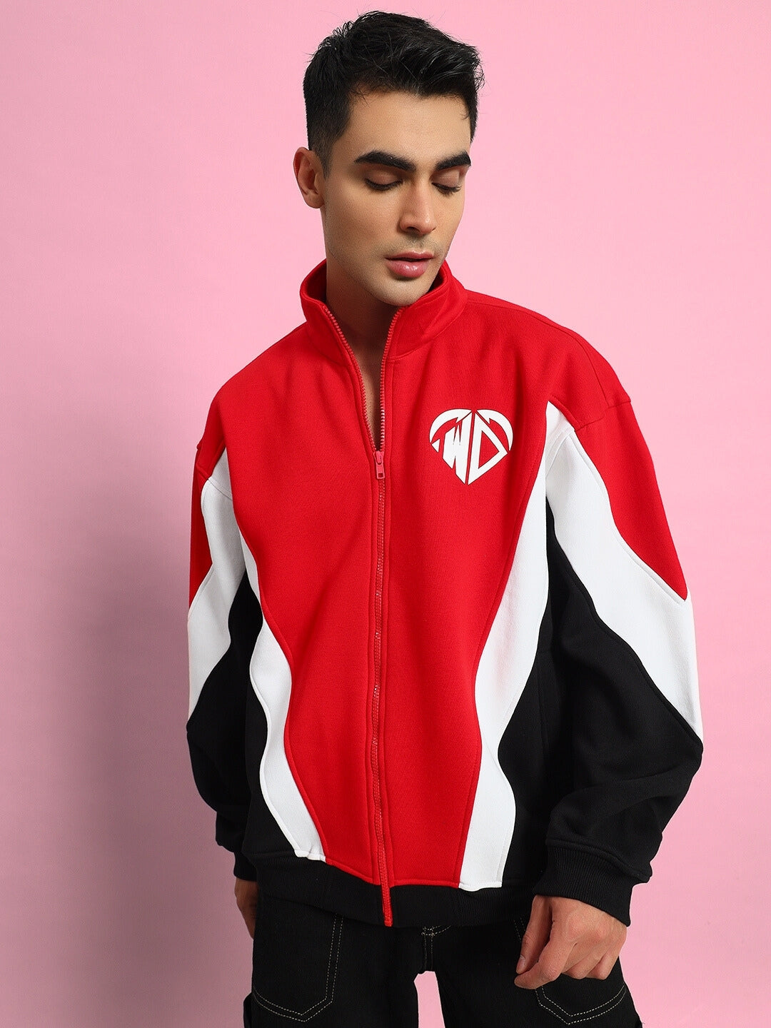 WD ALFA COLORBLOCK JACKET (RED)