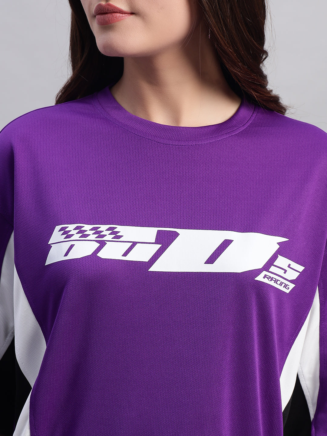 WOMEN'S FIFA OVER-SIZED T-SHIRT (PURPLE)