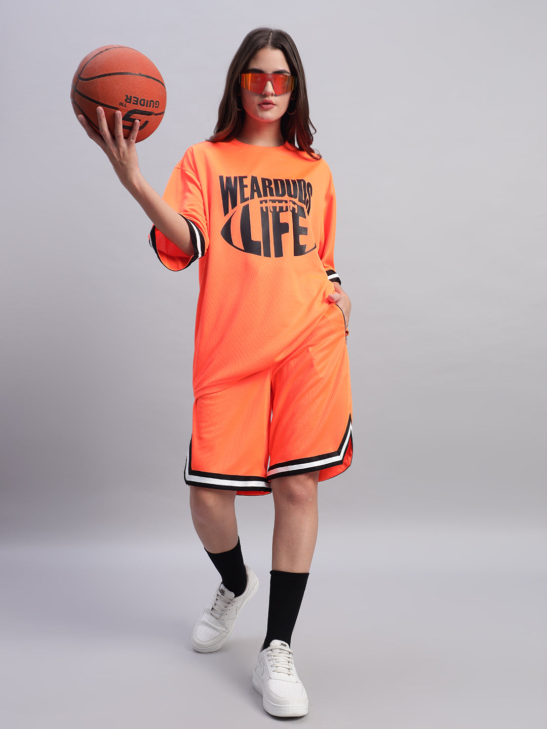 Women's Chronic Over-Sized T-Shirt (Orange)