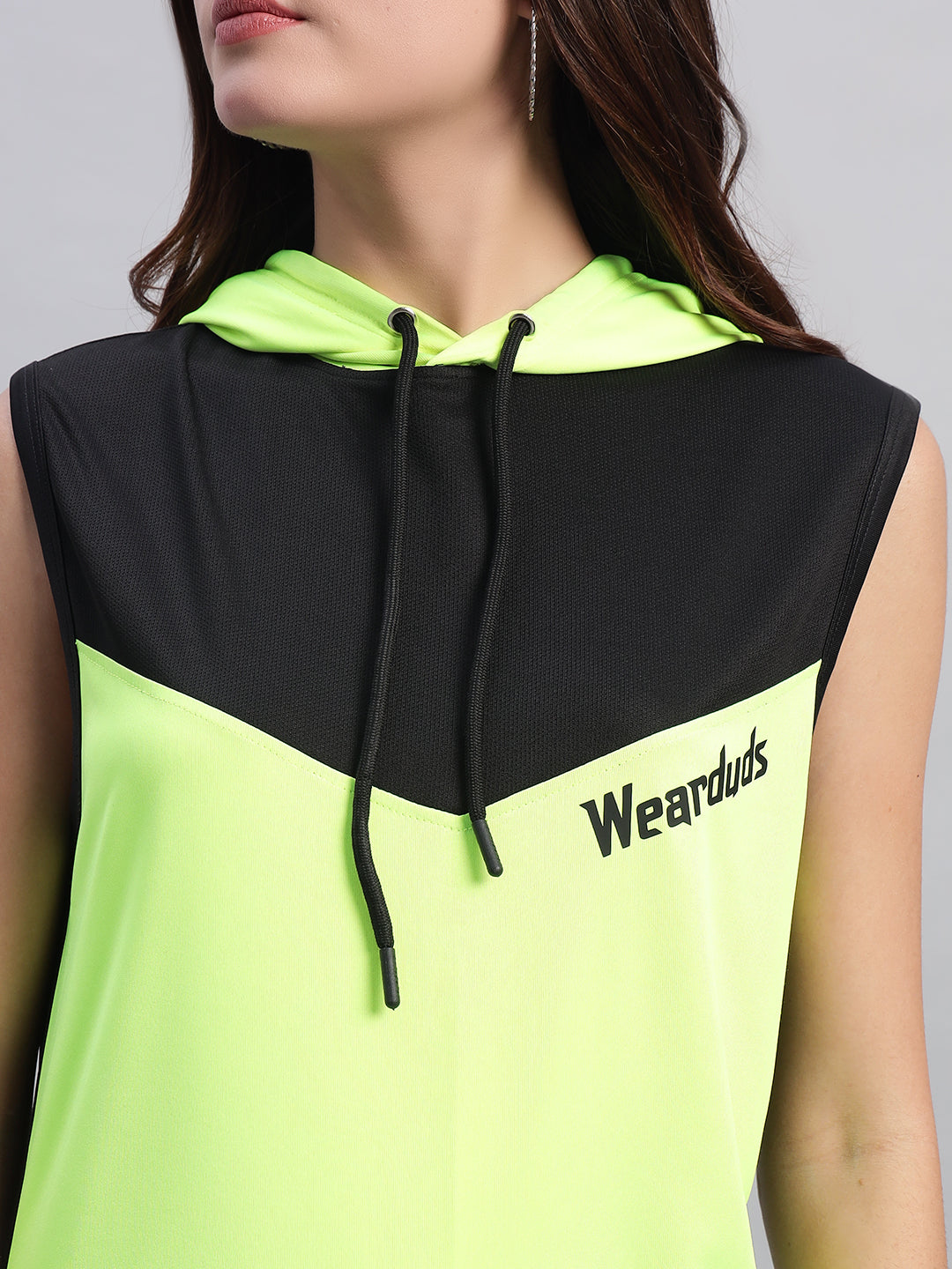 WOMEN'S FRANKY GYM T-SHIRT (NEON GREEN)
