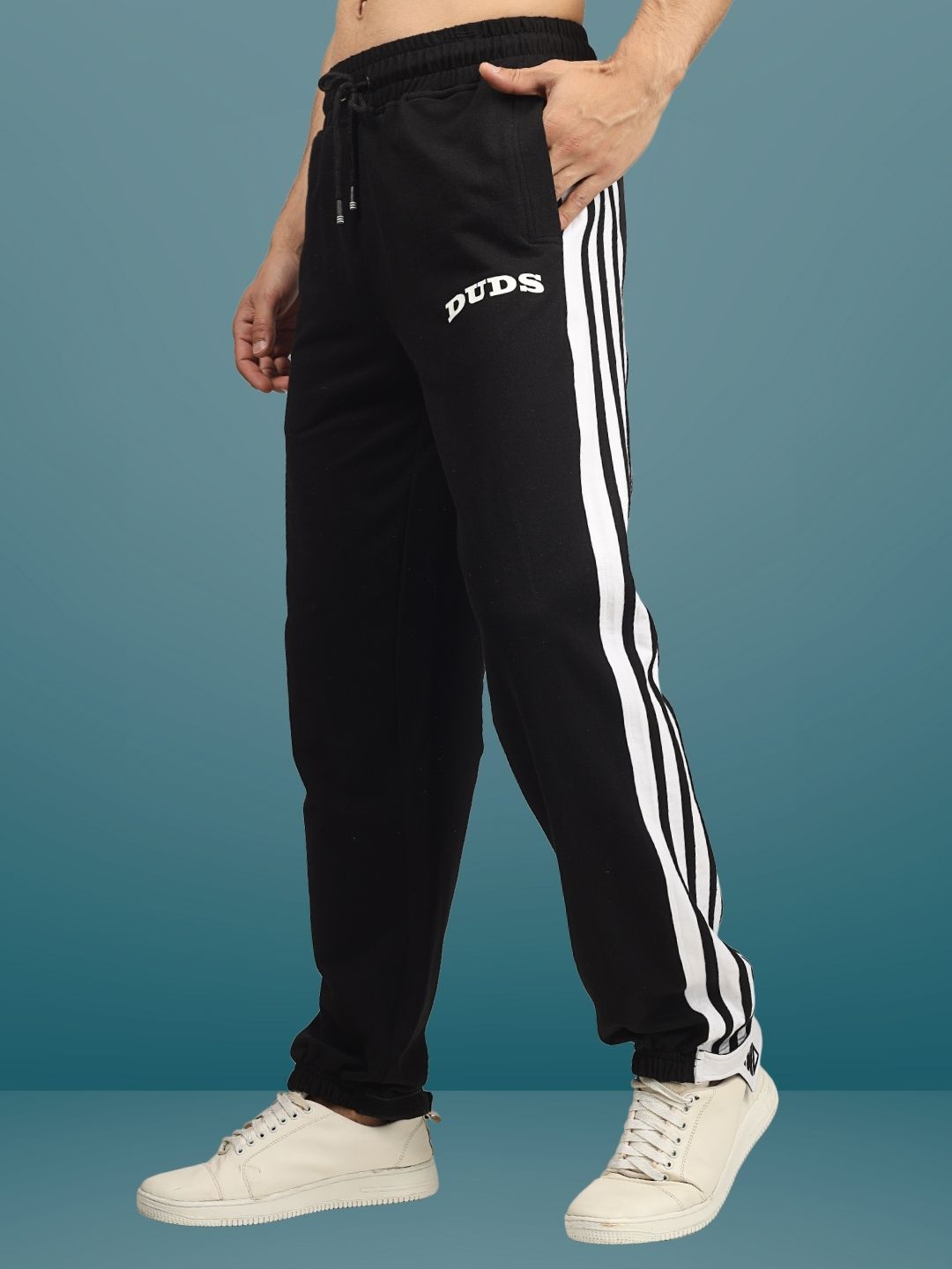 WD Black and White Joggers - Wearduds