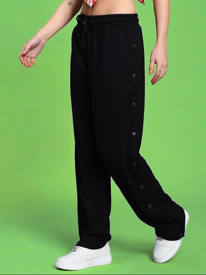 WOMEN'S MAMBO JOGGERS (BLACK-RED)