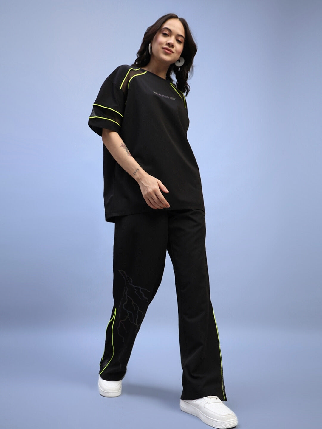 WOMEN'S SALVO CO-ORD SET (BLACK)