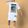 Temporary Co-Ord Set with Print (White)