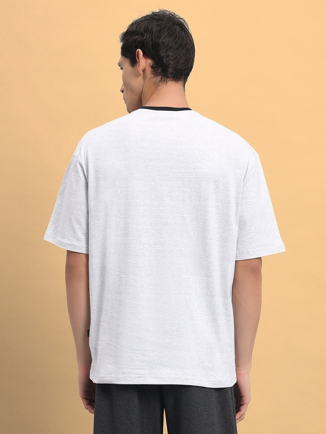 PERCY OVER-SIZED T-SHIRT (MELANGE GREY)