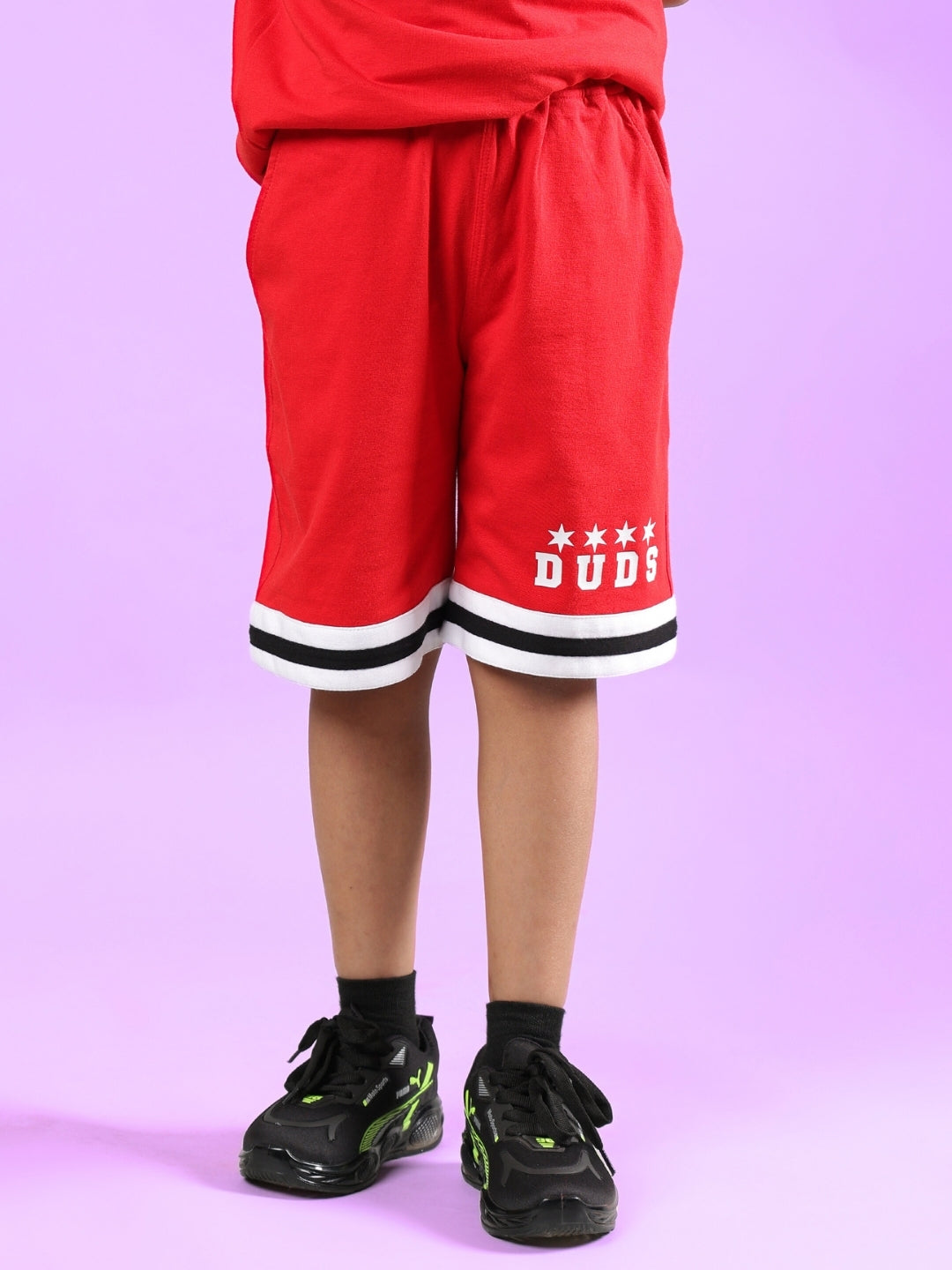 DIGGIN SHORTS FOR BOYS & GIRLS (RED)