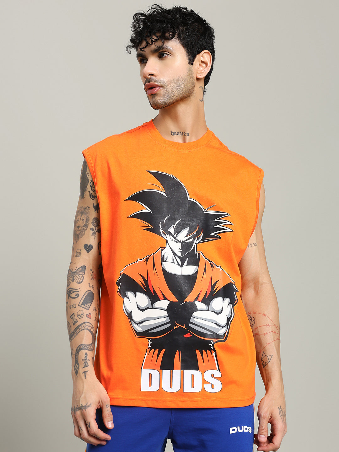 SUPER SAIYAN GYM T-SHIRT (ORANGE)